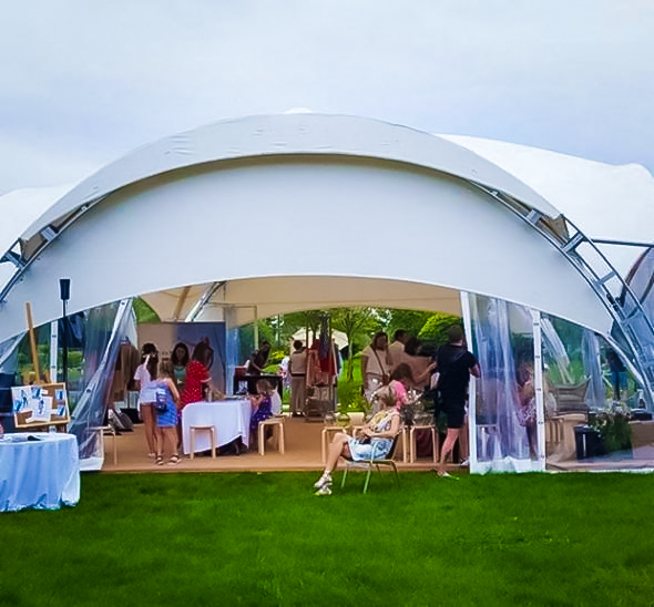 Арочный шатер Дюна 10х10 в аренду от 49 000 ₽ на ваше мероприятие в Москве