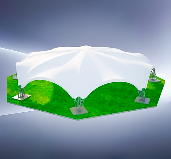 картинка Арочный шатер октагональный 24х24 от магазина Одежда+