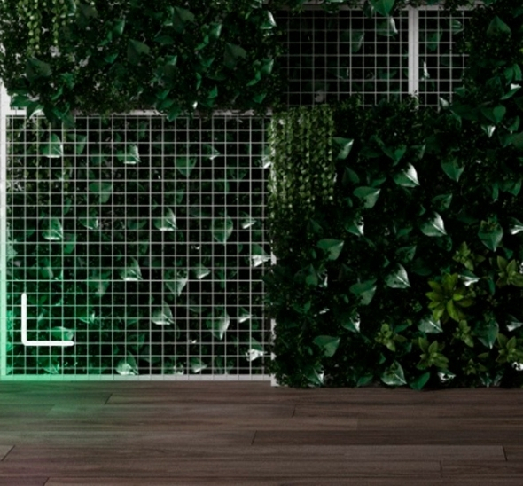 картинка Фотозона модульная с растениями от магазина Одежда+