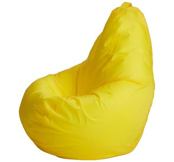 картинка Пуф кресло-мешок желтый от компании Рент-Бери