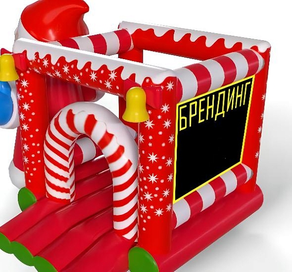 картинка Батут "Дед Мороз" от компании Рент-Бери