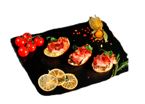 Брускетта Пряный бекон