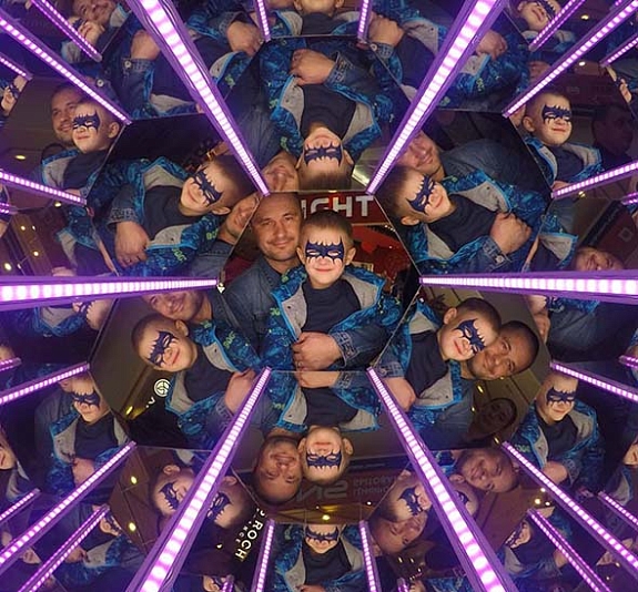 Новогодняя Фотобудка калейдоскоп рис 3