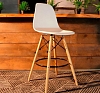 Стул барный Eames белый рис 2