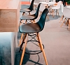 Стул барный Eames черный рис 2
