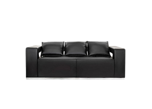 Диван Hi-Tech трехместный черный