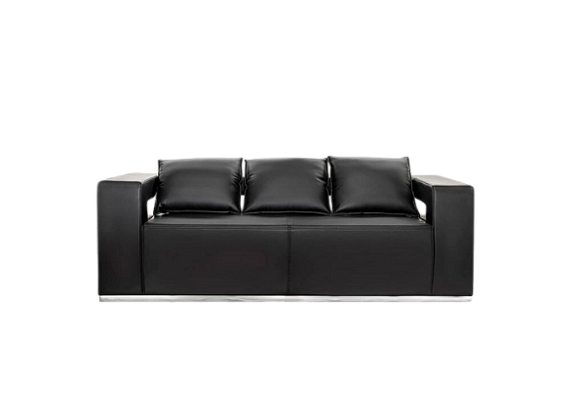 Диван Hi-Tech трехместный черный