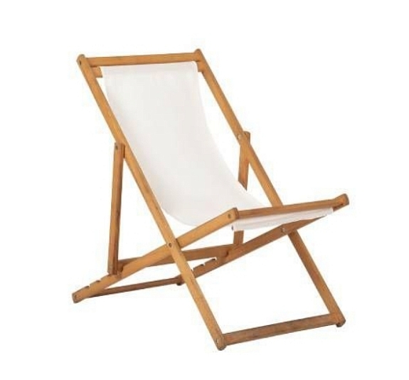 Белый шезлонг рис 3