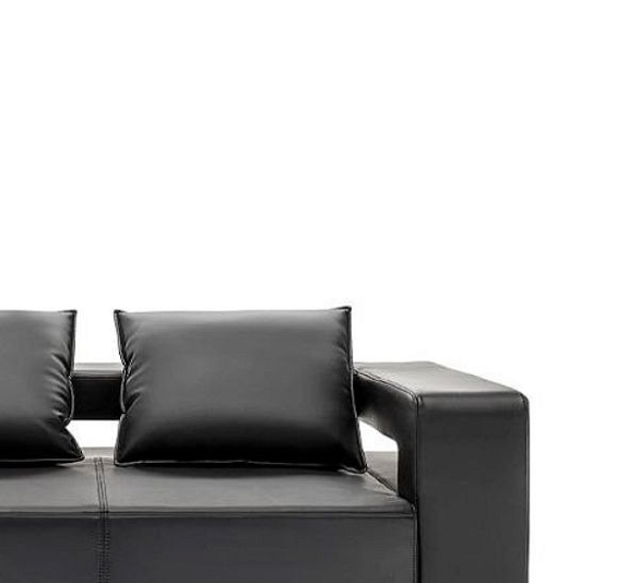 Диван Hi-Tech двухместный черный рис 2