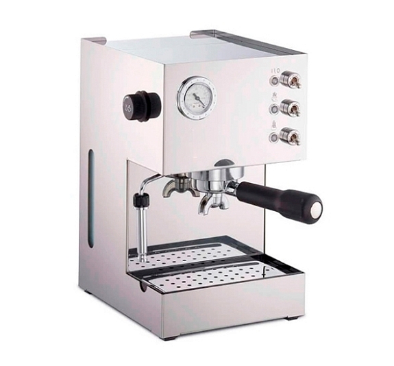 Рожковая кофемашина 2,2 кВт серебристая рис 3