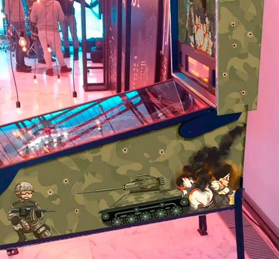 Пинбол Военный рис 3