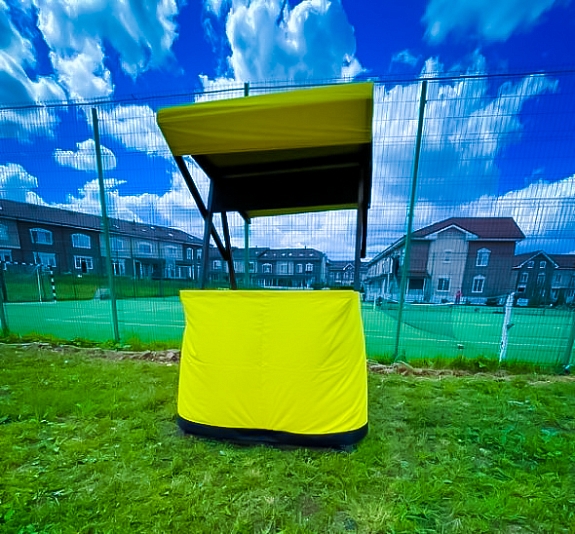 картинка Киоск желтый от компании Рент-Бери