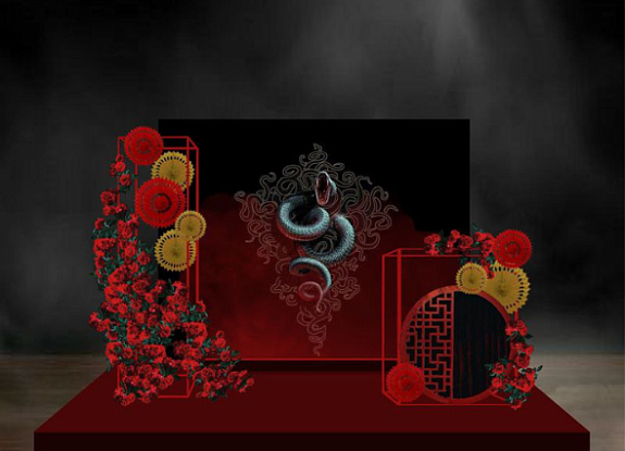 Фотозона "Год змеи 2025"