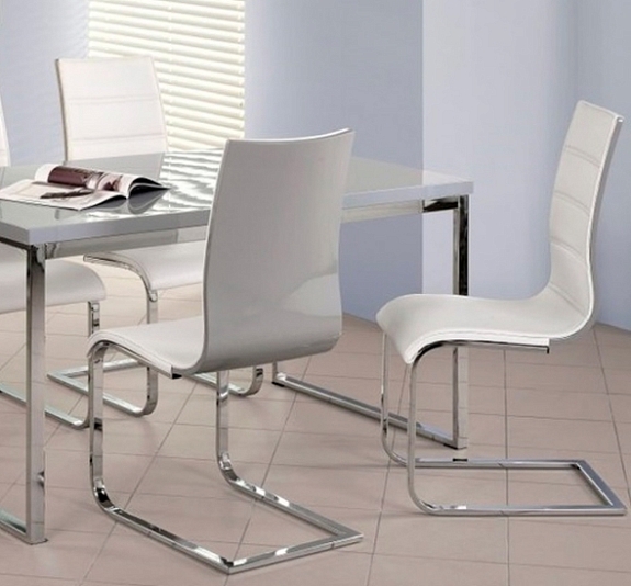 Кресло офисное Conference белое рис 3