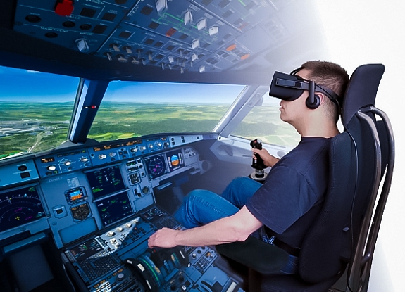картинка Авиасимулятор VR от компании Рент-Бери