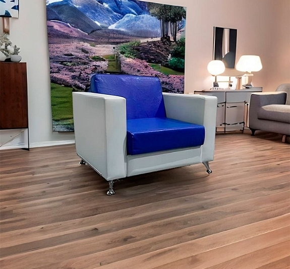 Кресло Cube сине-белое рис 3