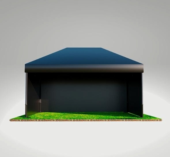 картинка Тент быстровозводимый Черный 3х4,5 от компании Рент-Бери