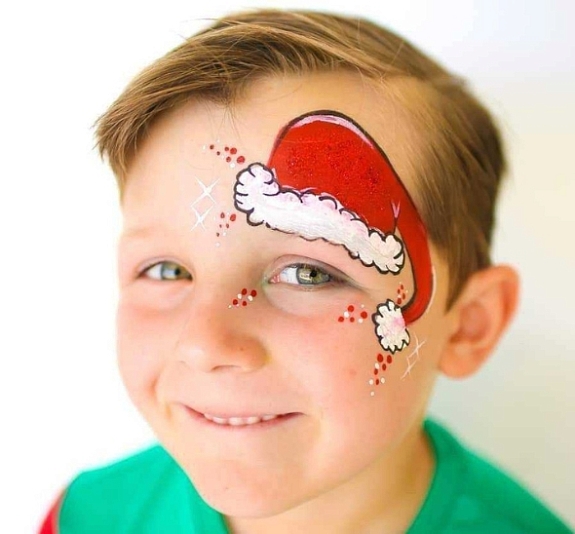 картинка Новогодний аквагрим от компании Рент-Бери