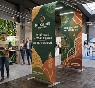 Стенд Altec ARH-1 - Арка 2 светильника и с двусторонней печатью