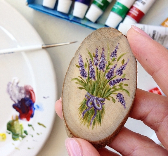 Мастер-класс «Роспись на спилах» рис 1