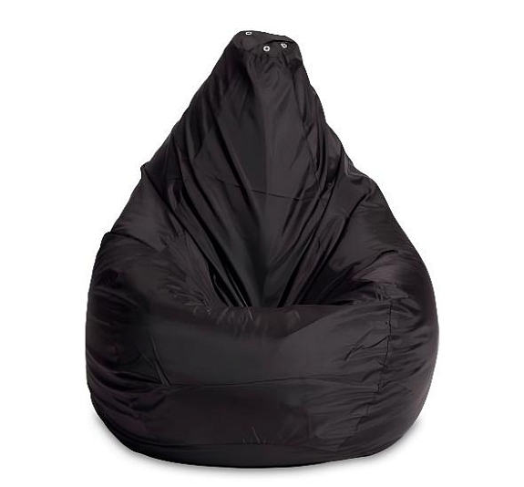 картинка Пуф кресло-мешок черный от компании Рент-Бери