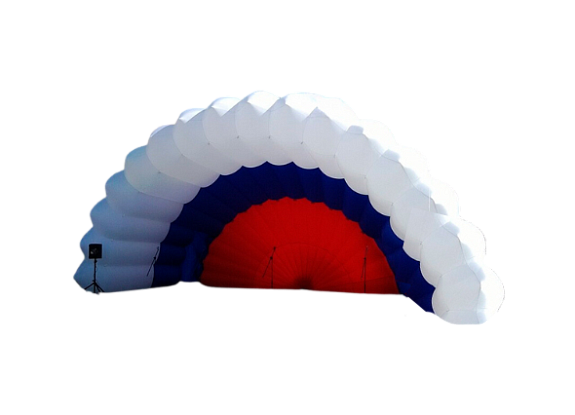 картинка Сцена ракушка надувная  "Триколор" 6х3 от компании Рент-Бери