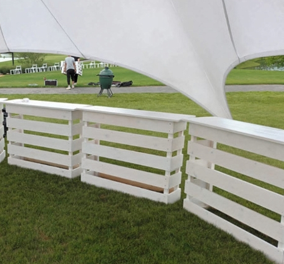 Барная стойка из паллет рис 1