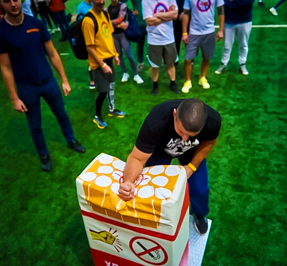 картинка Силомер "Удар по никотину" от компании Рент-Бери