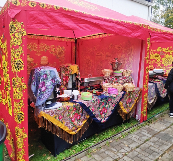 Палатка Хохлома рис 3