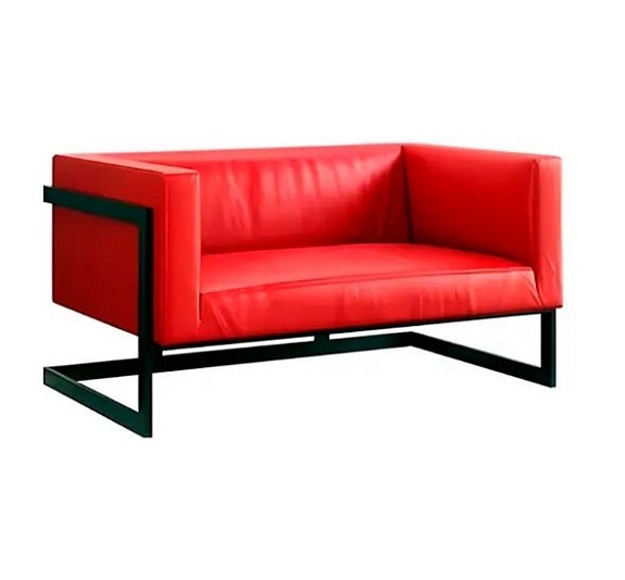 Диван Andrian Black & Red рис 1