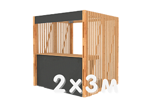 Корнер киоск 2х3 м