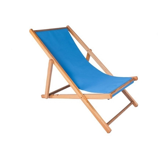 Голубой шезлонг рис 4