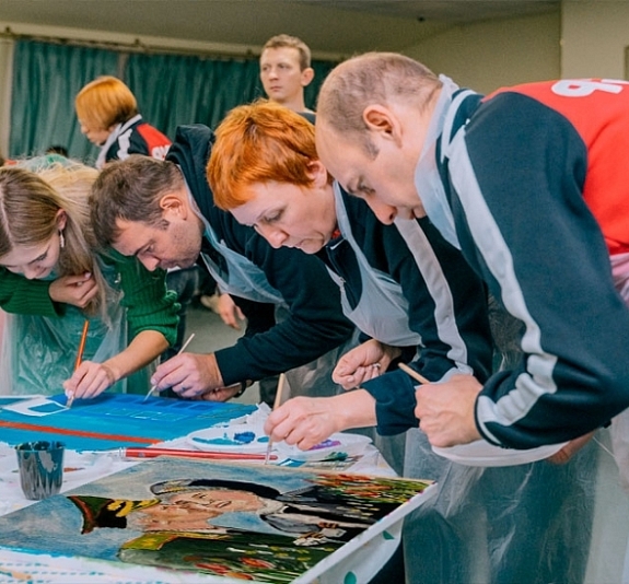 Мастер-класс «Сборная картина 9 мая» рис 3