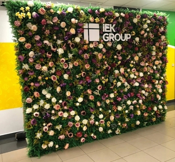 картинка Цветочная стена Пионы от компании Рент-Бери