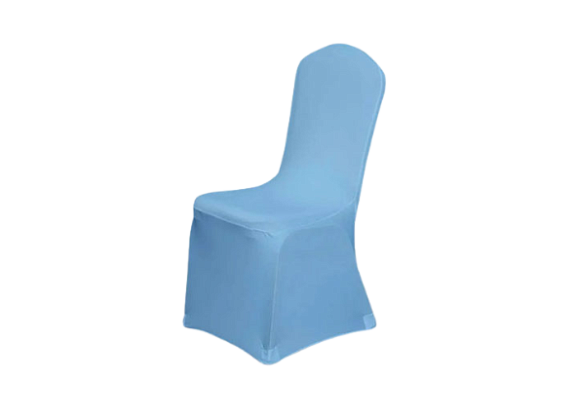 Чехол для стула голубой (стрейч)