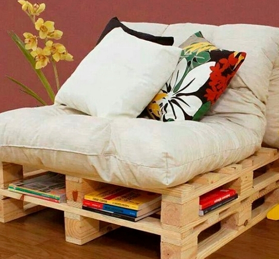 Кресло из паллет рис 2