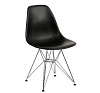 Стул Eames металл черный рис 3