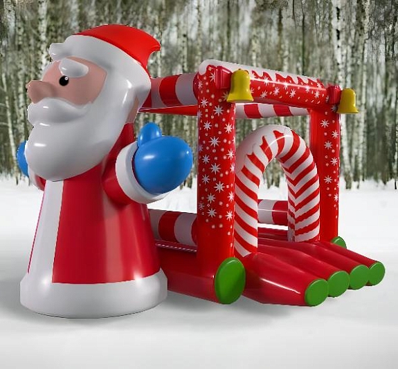 картинка Батут "Дед Мороз" от компании Рент-Бери