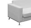 Диван Cube двухместный белый из экокожи рис 2