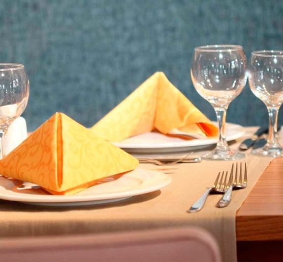 Салфетка золотая «Жаккард» 45х45 рис 3