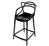 Стул барный Masters чёрный рис 1