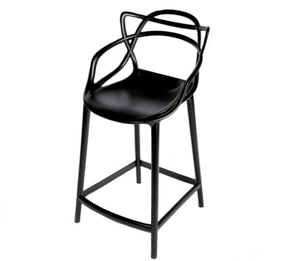 Стул барный Masters чёрный рис 1