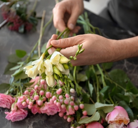 Мастер-класс "Создание букетов" рис 5