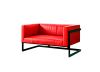 Диван Andrian Black & Red