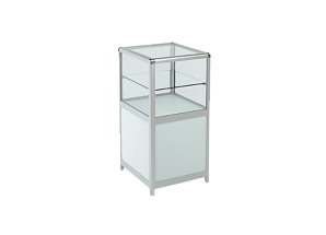 Витрина-подиум белая