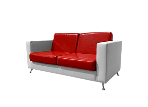 Диван Cube двухместный красный