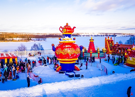 картинка Качели "Самовар" от компании Рент-Бери