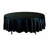 Скатерть круглая 3м черная «Жаккард» рис 1