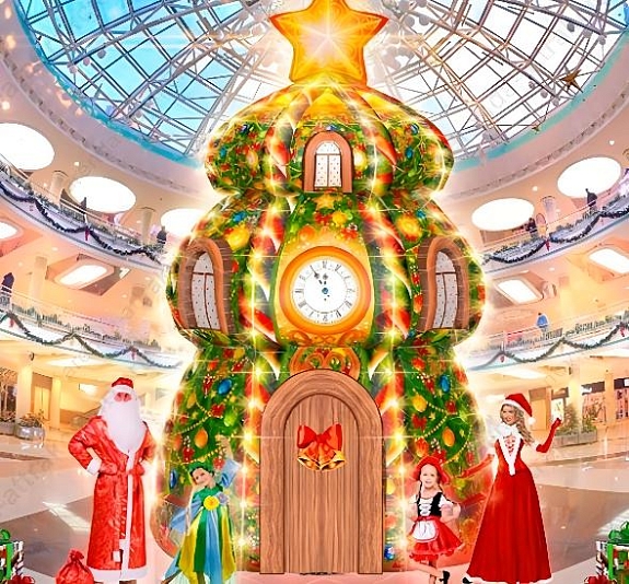 картинка Фотозона "Дом елки" от компании Рент-Бери