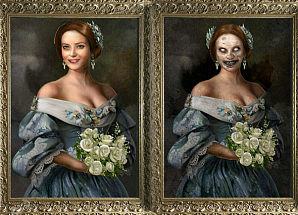 Страшные живые картины